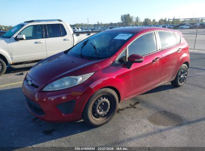 2013 FORD FIESTA SE Red  Gasoline 3FADP4EJ0DM149281 photo #3