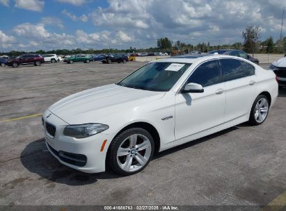 2014 BMW 5 SERIES 528I White  Gasoline WBA5A5C50ED505119 photo #3