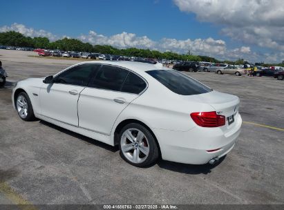 2014 BMW 5 SERIES 528I White  Gasoline WBA5A5C50ED505119 photo #4