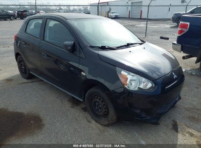 2015 MITSUBISHI MIRAGE DE Black  Gasoline ML32A3HJ8FH046824 photo #1