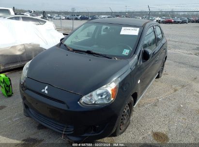 2015 MITSUBISHI MIRAGE DE Black  Gasoline ML32A3HJ8FH046824 photo #3