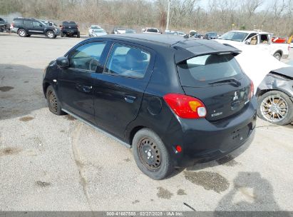 2015 MITSUBISHI MIRAGE DE Black  Gasoline ML32A3HJ8FH046824 photo #4