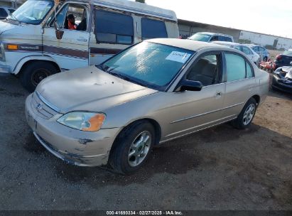 2002 HONDA CIVIC LX Brown  Gasoline 2HGES16542H538466 photo #3