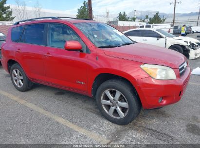 2007 TOYOTA RAV4 LIMITED Red  Gasoline JTMZD31V075032810 photo #1