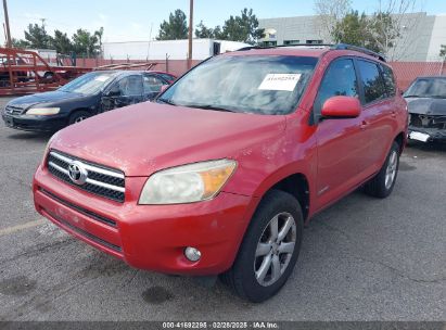 2007 TOYOTA RAV4 LIMITED Red  Gasoline JTMZD31V075032810 photo #3