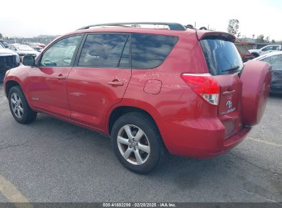 2007 TOYOTA RAV4 LIMITED Red  Gasoline JTMZD31V075032810 photo #4