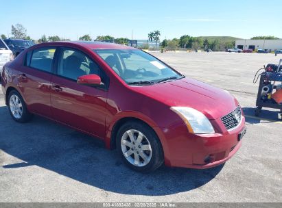 2008 NISSAN SENTRA 2.0S Red  Gasoline 3N1AB61EX8L694807 photo #1