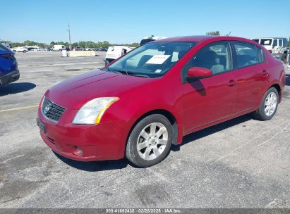 2008 NISSAN SENTRA 2.0S Red  Gasoline 3N1AB61EX8L694807 photo #3