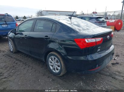 2017 KIA RIO LX Black  Gasoline KNADM4A34H6050301 photo #4