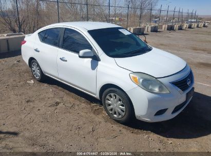 2014 NISSAN VERSA 1.6 SV White  Gasoline 3N1CN7APXEL825186 photo #1