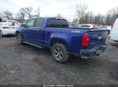 2017 CHEVROLET COLORADO Z71 Blue  Gasoline 1GCGTDEN8H1221305 photo #4