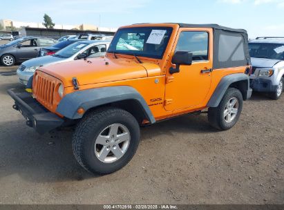 2012 JEEP WRANGLER SPORT Orange  Flexible Fuel 1C4AJWAG3CL198270 photo #3