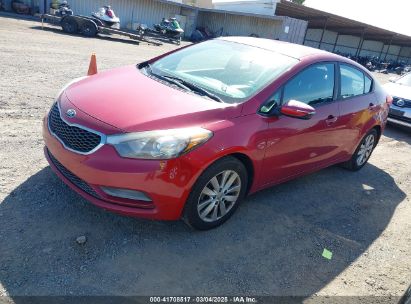 2014 KIA FORTE LX Red  Gasoline KNAFX4A60E5223713 photo #3