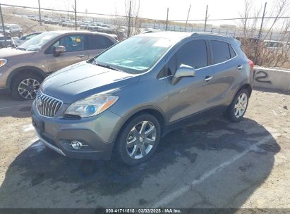 2013 BUICK ENCORE LEATHER Gray  Gasoline KL4CJCSB6DB170846 photo #3