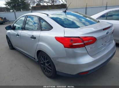 2016 FORD FOCUS S Silver  Gasoline 1FADP3E21GL380151 photo #4