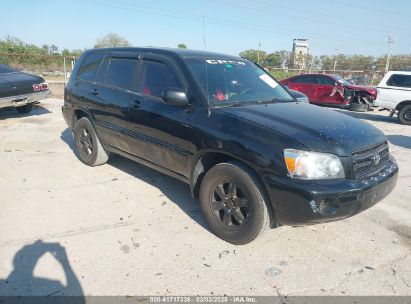 2005 TOYOTA HIGHLANDER Black  Gasoline JTEGD21A750125375 photo #1