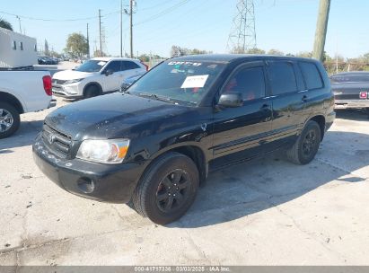 2005 TOYOTA HIGHLANDER Black  Gasoline JTEGD21A750125375 photo #3