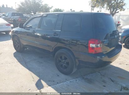 2005 TOYOTA HIGHLANDER Black  Gasoline JTEGD21A750125375 photo #4