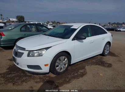 2014 CHEVROLET CRUZE LS AUTO White  Gasoline 1G1PA5SG3E7240315 photo #3