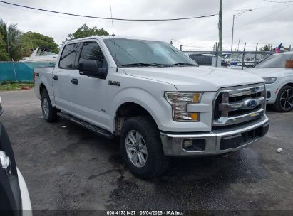 2016 FORD F-150 XLT White  Gasoline 1FTEW1EG2GKF41260 photo #1