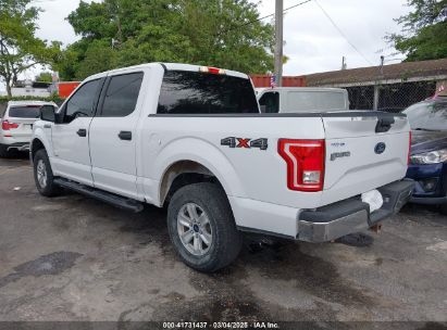 2016 FORD F-150 XLT White  Gasoline 1FTEW1EG2GKF41260 photo #4