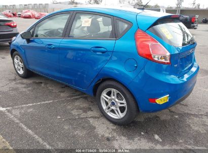 2017 FORD FIESTA SE Blue  Gasoline 3FADP4EJ4HM122865 photo #4