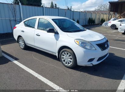 2014 NISSAN VERSA 1.6 S White  Gasoline 3N1CN7AP1EL859758 photo #1