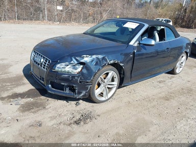 2012 AUDI S5 3.0 PREMIUM PLUS Blue  Gasoline WAUCGAFH4CN004360 photo #3