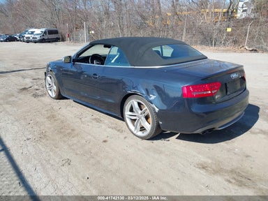 2012 AUDI S5 3.0 PREMIUM PLUS Blue  Gasoline WAUCGAFH4CN004360 photo #4