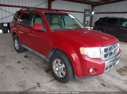 2010 FORD ESCAPE LIMITED Red  Flexible Fuel 1FMCU0EG5AKB77443 photo #1