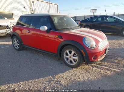 2009 MINI COOPER Red  Gasoline WMWMF33599TU74790 photo #1