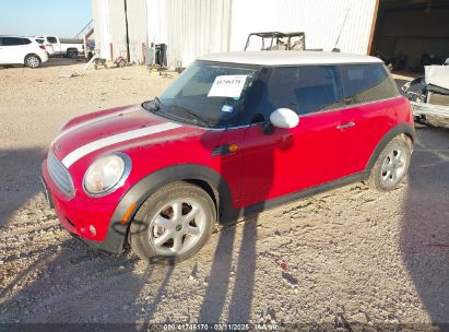 2009 MINI COOPER Red  Gasoline WMWMF33599TU74790 photo #3