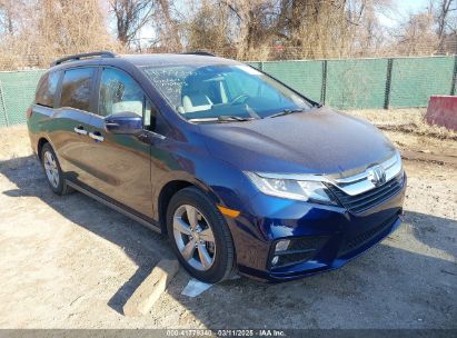 2018 HONDA ODYSSEY EX Blue  Gasoline 5FNRL6H54JB046225 photo #1