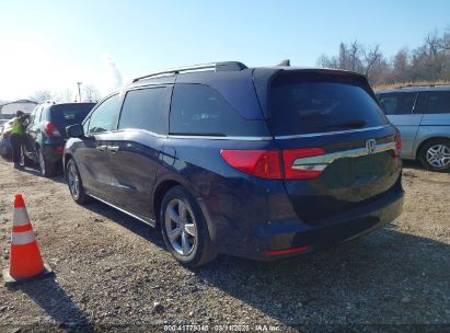 2018 HONDA ODYSSEY EX Blue  Gasoline 5FNRL6H54JB046225 photo #4