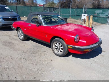 1989 ALFA ROMEO SPIDER GRADUATE ZARBA5641K1063527 photo #1