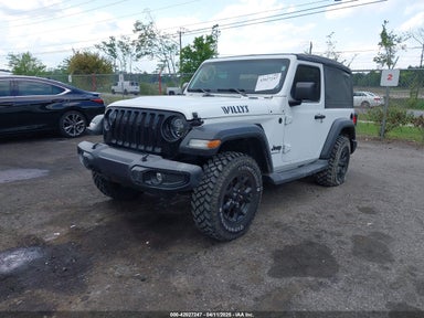 2022 Jeep Wrangler Willys 4X4 white other gasoline 1C4GJXAN9NW124190 photo #3
