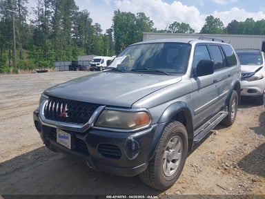 2001 MITSUBISHI MONTERO SPORT XLS Silver  Gasoline JA4MT31H71P030176 photo #3