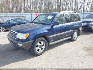 2004 TOYOTA LAND CRUISER Navy  Gasoline JTEHT05J942054673 photo #3