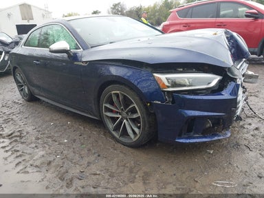 2018 AUDI S5 3.0T PREMIUM PLUS Blue  Gasoline WAUP4AF55JA074714 photo #1