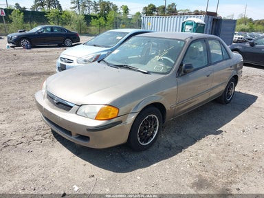 1999 MAZDA PROTEGE DX/LX Gold  Gasoline JM1BJ2221X0117175 photo #3