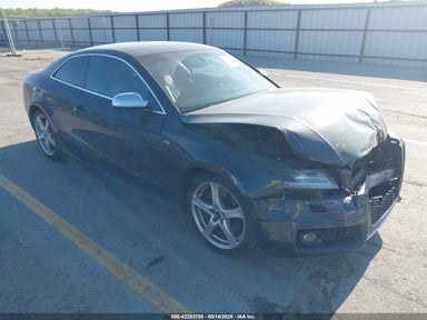 2012 AUDI S5 4.2 PREMIUM PLUS Black  Gasoline WAUCVAFR6CA032117 photo #1