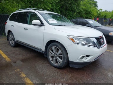 2014 Nissan Pathfinder Platinum white other gasoline 5N1AR2MM7EC638279 photo #1