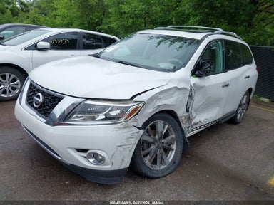 2014 Nissan Pathfinder Platinum white other gasoline 5N1AR2MM7EC638279 photo #3