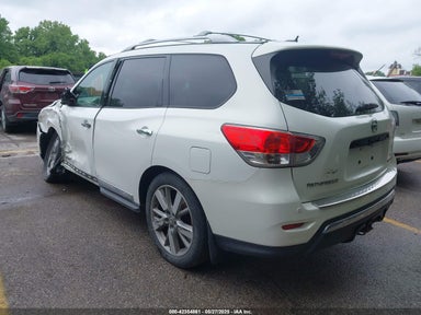 2014 Nissan Pathfinder Platinum white other gasoline 5N1AR2MM7EC638279 photo #4