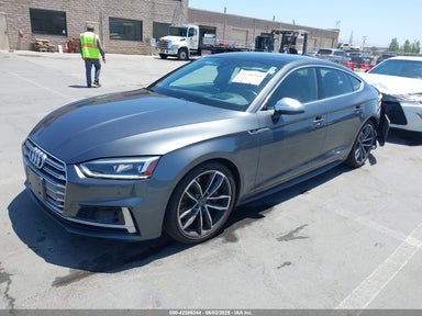 2018 AUDI S5 3.0T PREMIUM PLUS Gray  Gasoline WAUC4CF59JA064259 photo #3