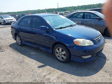 2003 TOYOTA COROLLA S Blue  Gasoline 2T1BR32E83C058571 photo #1