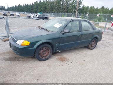 1999 MAZDA PROTEGE DX/LX Green  Gasoline JM1BJ2222X0151674 photo #3