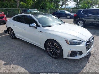 2021 AUDI S5 SPORTBACK PREMIUM TFSI QUATTRO TIPTRONIC White  Gasoline WAUA4CF59MA035386 photo #1