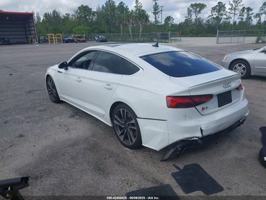 2021 AUDI S5 SPORTBACK PREMIUM TFSI QUATTRO TIPTRONIC White  Gasoline WAUA4CF59MA035386 photo #4