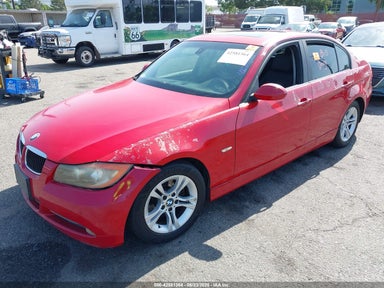 2008 BMW 328I WBAVA375X8NL48566 photo #3